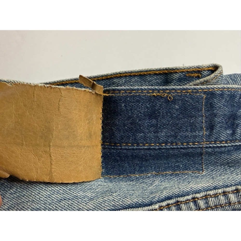 Vintage Levi's 501 Jeans USA W36 L30 Distressed Button Fly Straight Leg Grunge - Picture 4 of 16